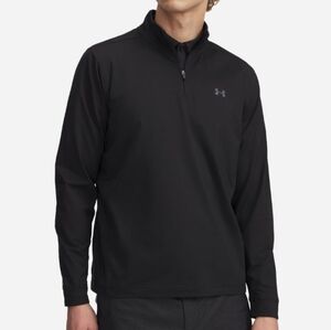 Under Armour Men's Quarter Zip Pullover Black L